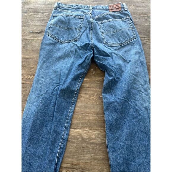 Ralph Lauren Relaxed Fit Mens Blue Jeans, size 34 - Picture 2 of 11